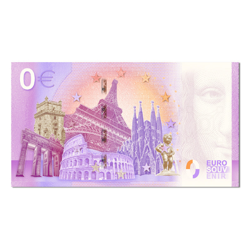 
                  
                    Zero-Euro souvenir note DÜSSELDORF MONUMENTS
                  
                