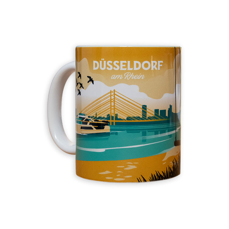Düsseldorf-Tasse „Paradiesstrand“